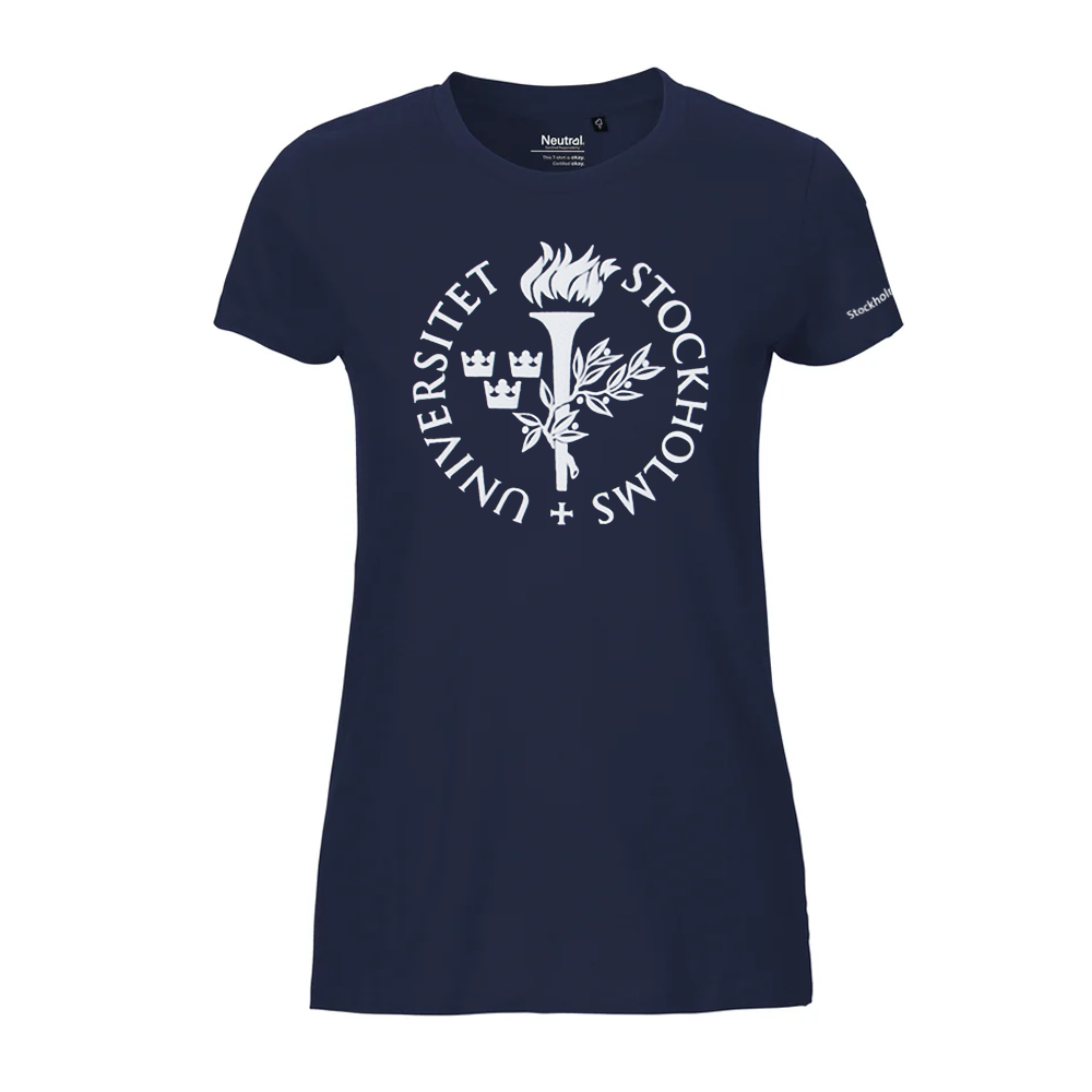 T-shirt blå, Dam